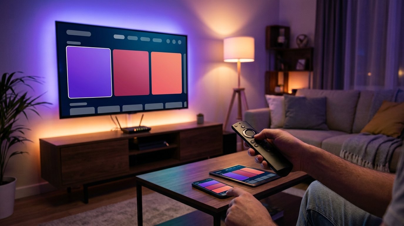 Application Smarters Player Lite sur téléviseur, tablette et smartphone